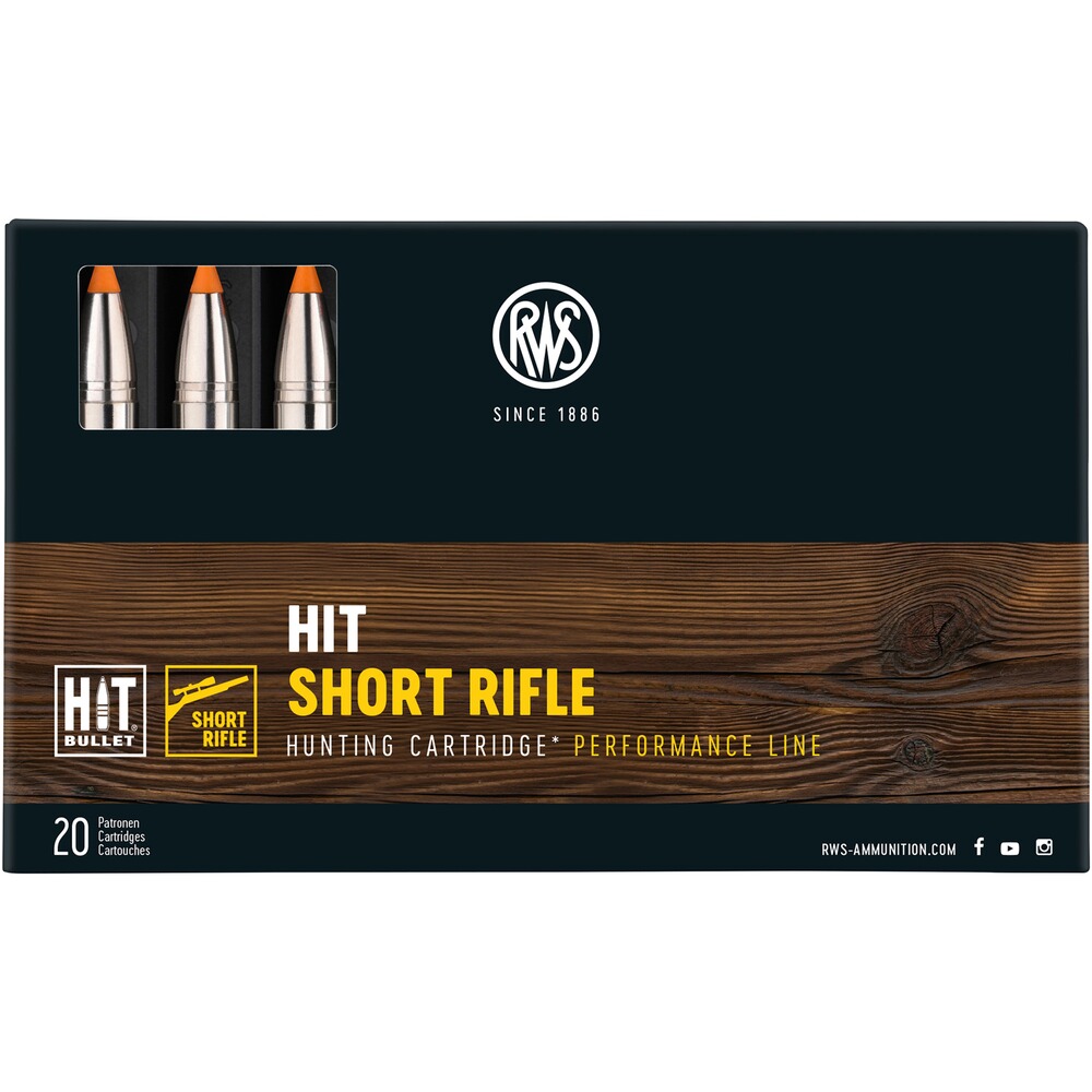 Cartouche RWS HIT 9,3x62 Short Rifle