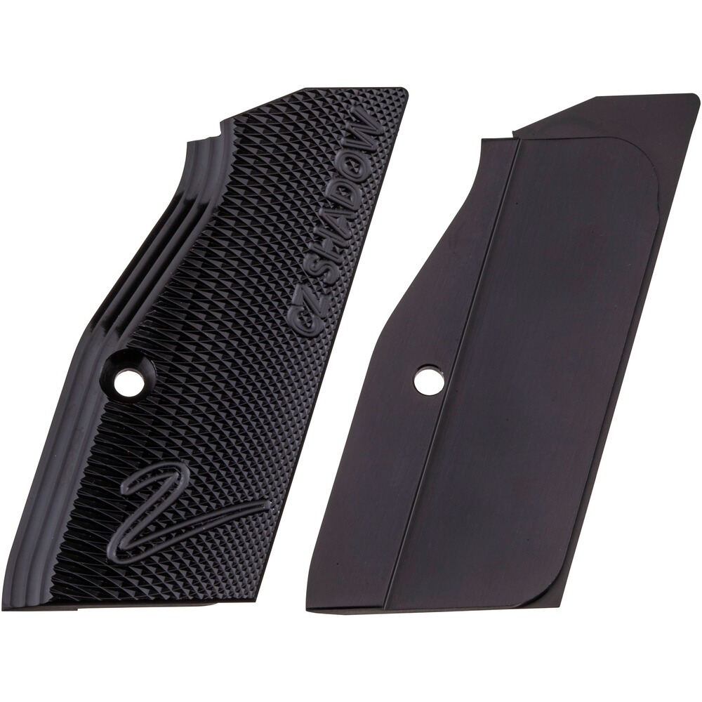 Plaquettes de poignée alu courtes CZ SP-01/Shadow 2