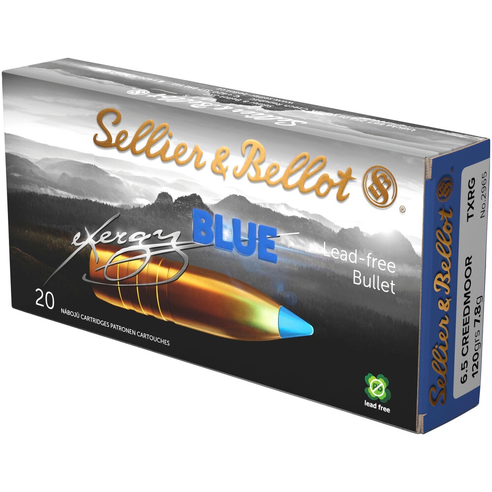 6,5 Creedmoor TXRG blue 7,8g/120grs. sans plomb