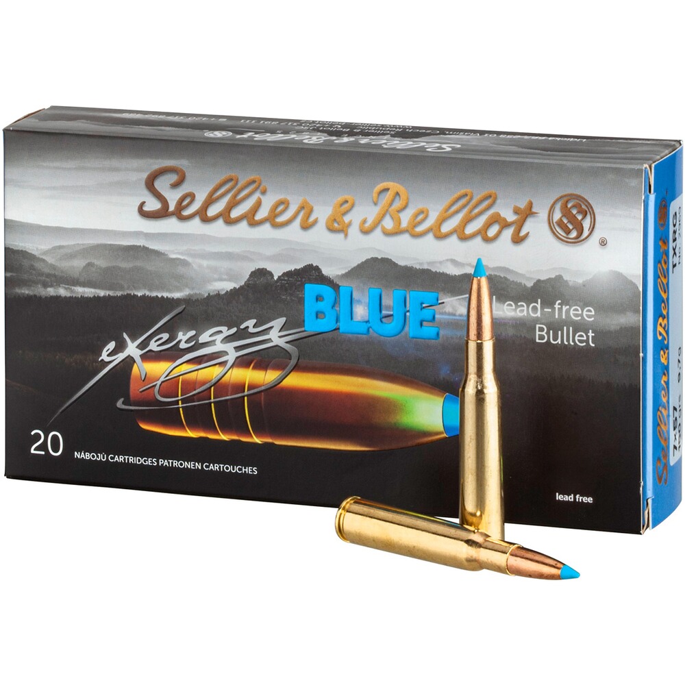 7x57 TXRG blue 150grs., Sellier & Bellot