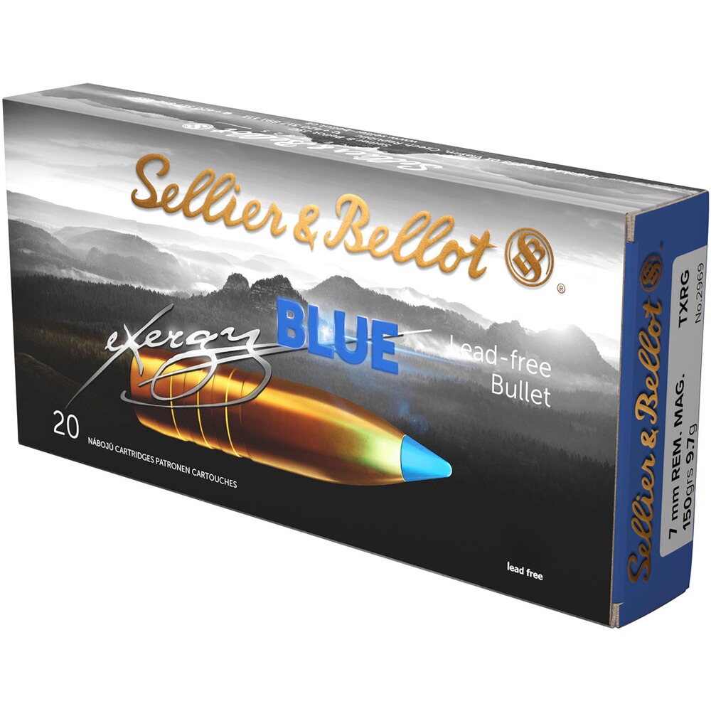 Cartouches 7 mm Rem. Mag. TXRG blue 9,7g/150grs.