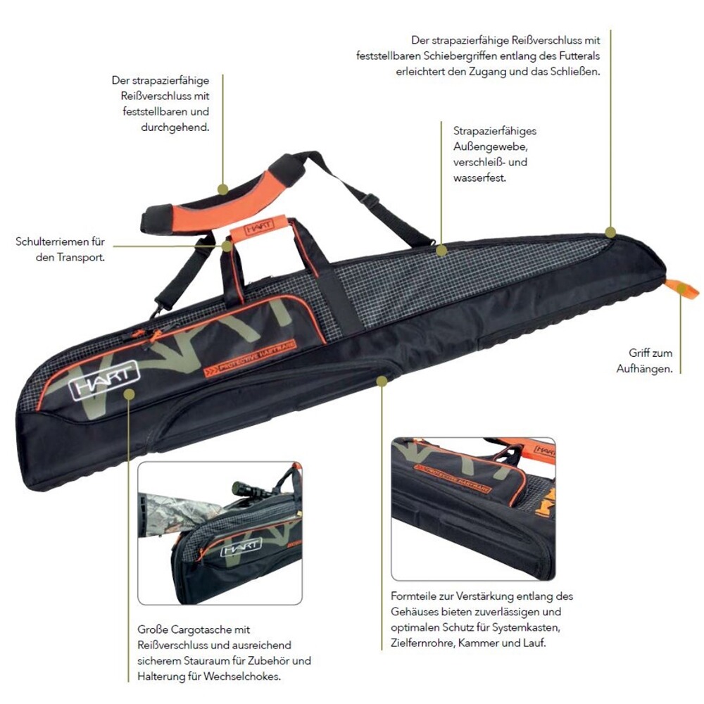 Fourreau pour arme longue Rest Rifle Softcase, Hart