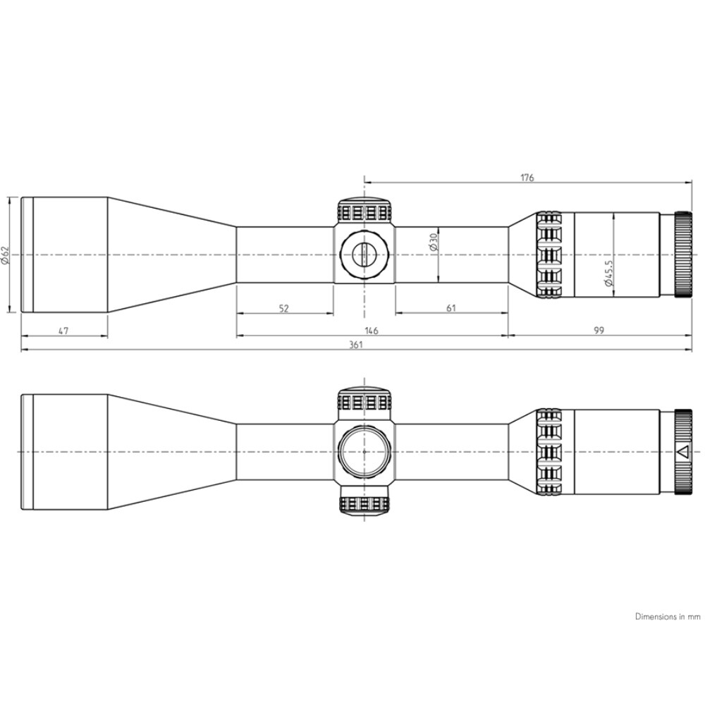 Lunette Kahles Helia 2,4-12x56i, G4B, Kahles