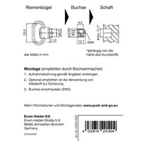 Anneau grenadière "Push & Go", Halder