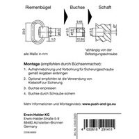 Anneau grenadière "Push & Go", Halder