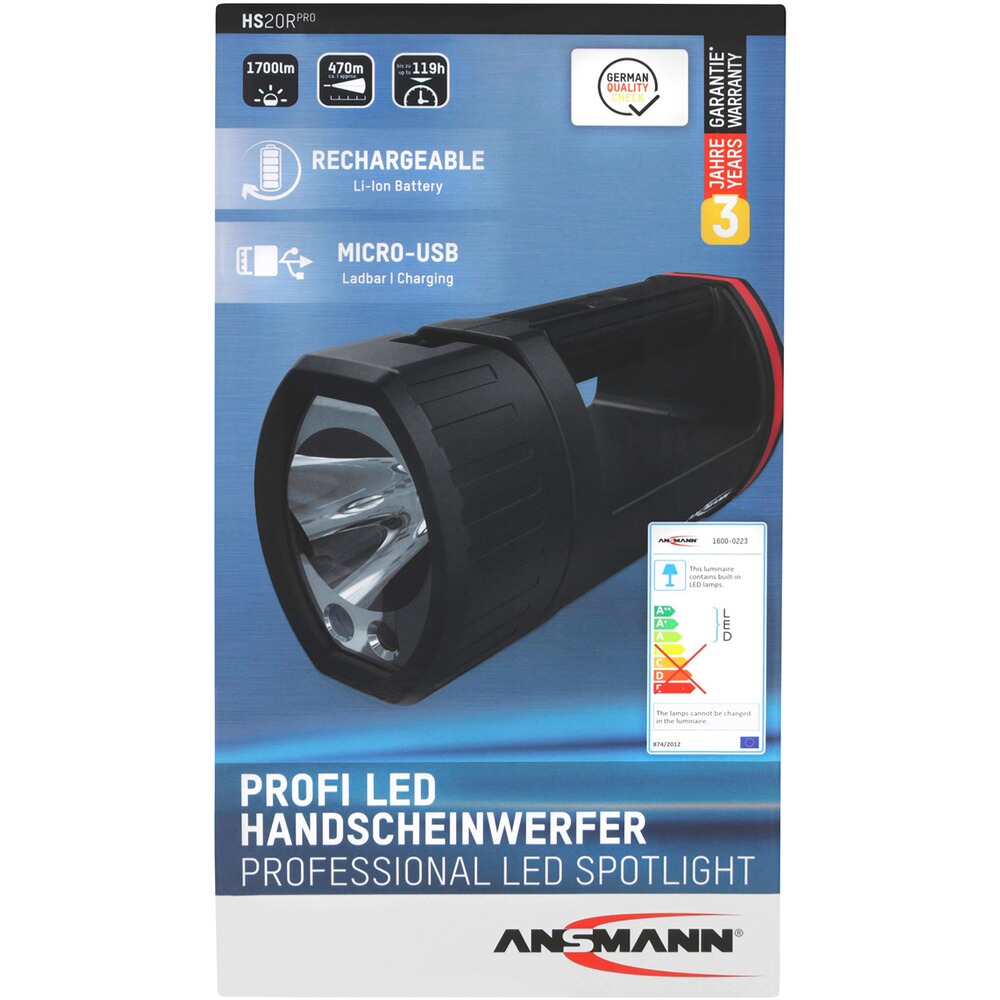 Phare Led HS20R Pro, Ansmann