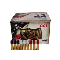 Cartouches 22LR 40grs Patriot Bleu Blanc Rouge, CCI