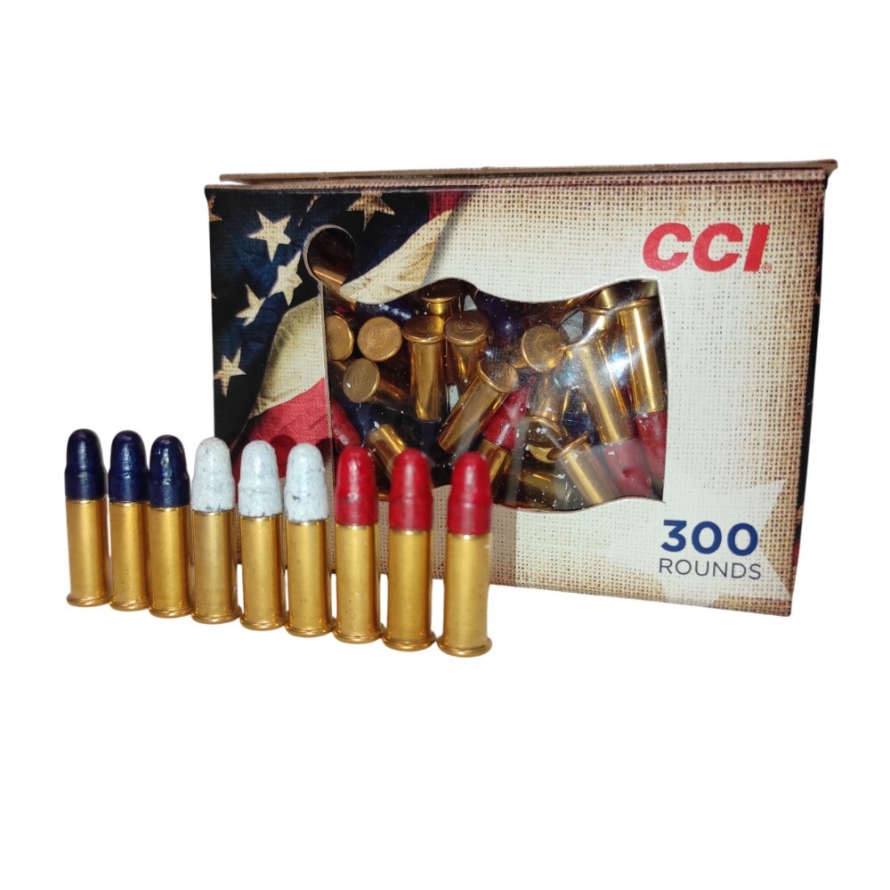 Cartouches 22LR 40grs Patriot Bleu Blanc Rouge