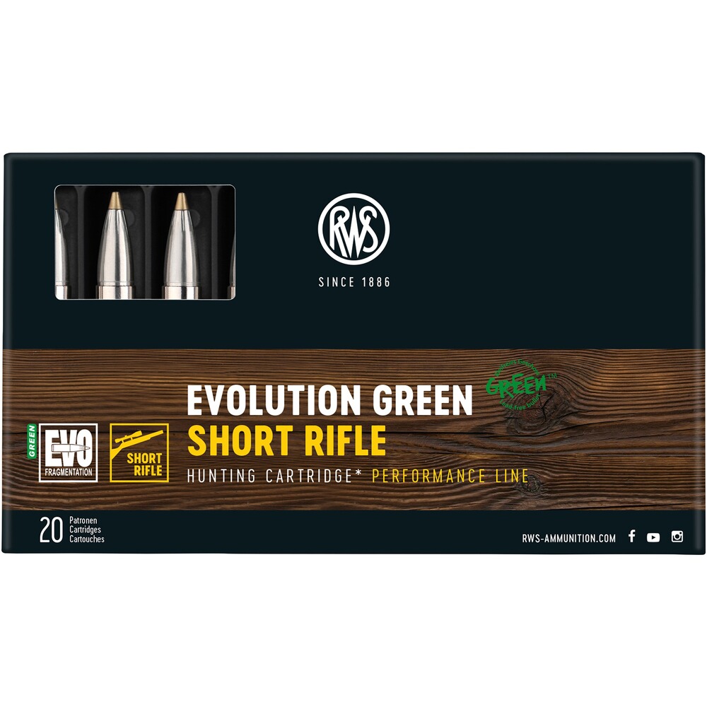 .308 Win. Short Rifle Evolution Green 9,0g/139grs.