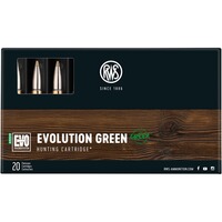 Cartouches 6,5 Creedmoor Evo Green 6,0g/93grs., RWS