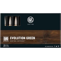 Cartouches 6,5 Creedmoor Evo Green 6,0g/93grs., RWS