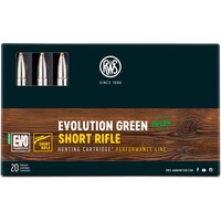 Cartouches .30-06 Spr. Short Rifle Evo Green 9,0g/139grs., RWS
