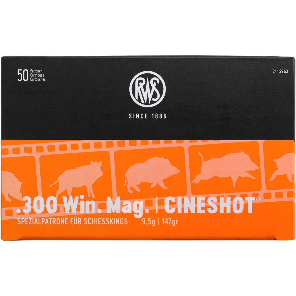 Cartouches .300 Win. Mag. Cineshot 9,5g/147grs.