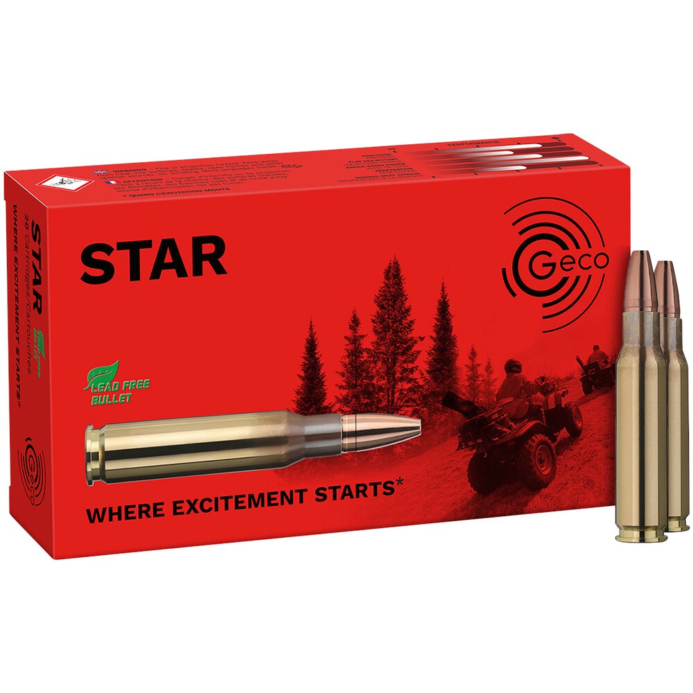 Cartouches .308 Win. Geco Star 10,7g/165grs