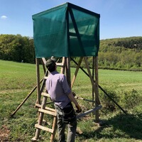 Filet de camouflage en rouleau olive, Wald & Forst