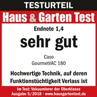 Machine à emballer sous vide GourmetVac 180, CASO