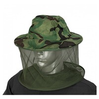 Chapeau camo avec moustiquaire