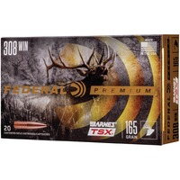 .308 Win. Vital-Shok Barnes TSX 10,7g/165grs., Federal Ammunition