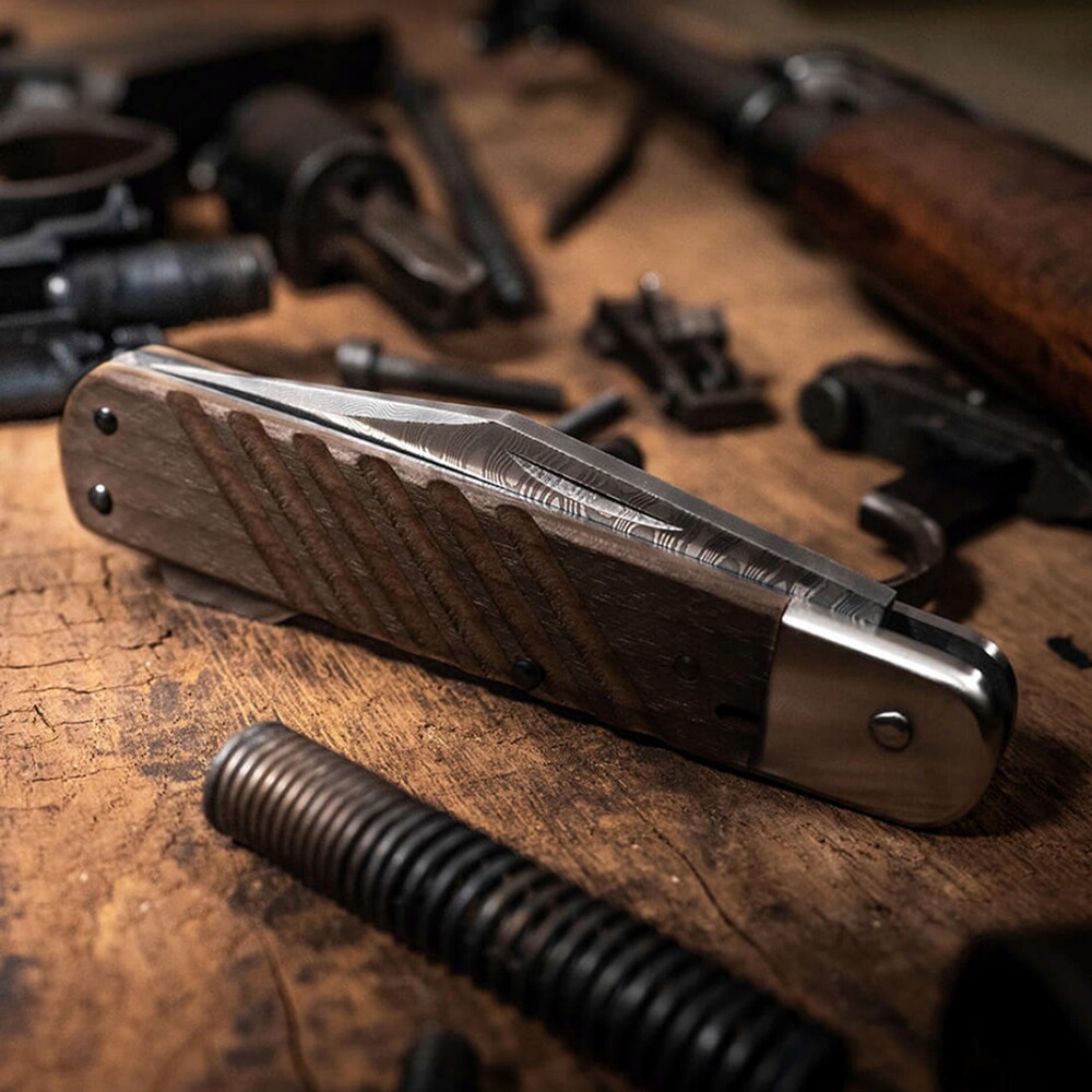 Couteau pliant 98k Damas, Böker