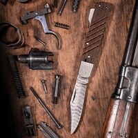 Couteau pliant 98k Damas, Böker