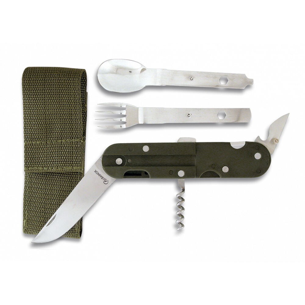 Set couverts camping + pochette