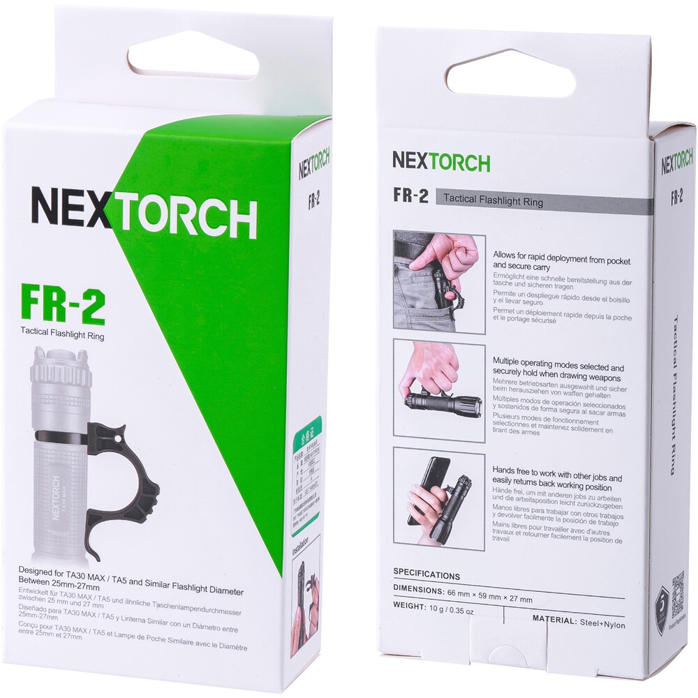 Guide solide pour la lampe de poche NEXTORCH TA30 Max, NEXTORCH