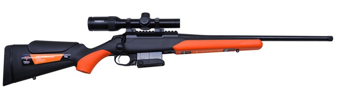 Pack Tikka T3X Tac Wild Boar avec lunette Steiner Ranger 4 1-4x24 et fourreau, TIKKA