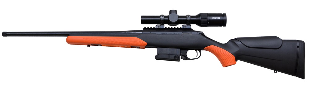 Pack Tikka T3X Tac Wild Boar avec lunette Steiner Ranger 4 1-4x24 et fourreau