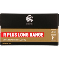 .22 lr. R PLUS Long Range 2,8g/43grs., RWS