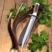 Dague de chasse Hirschfänger bois de cerf, Parforce