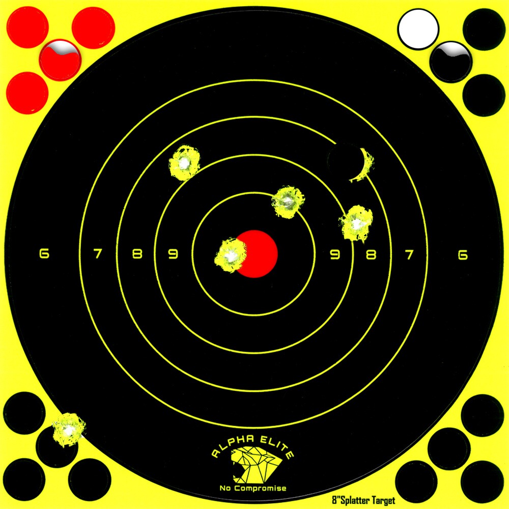 25 cibles réactives autocollantes, Frankonia