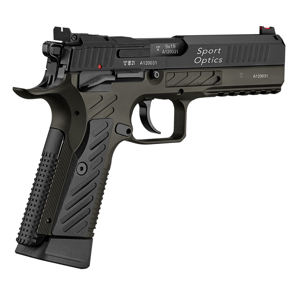 Pistolet P1 Sport Optics, ARMA ZEKA