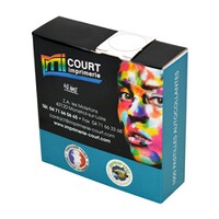 Pastilles autocollantes blanches 19mm pour cible