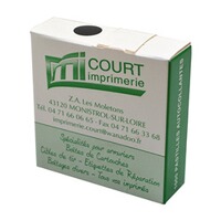 Pastilles autocollantes noires 15mm pour cible