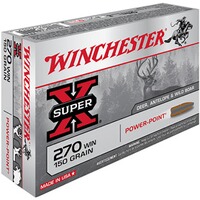 .270 WSM, Power Point, 9,7g/150grs., Winchester