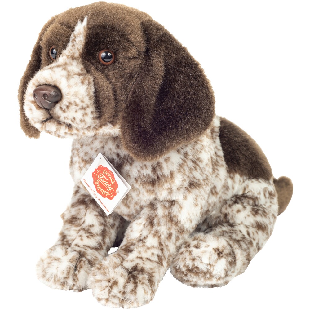 Peluche chiot Braque, 30 cm