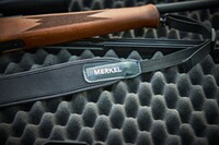 Bretelle néoprène pour carabine HELIX noire, Merkel Gear