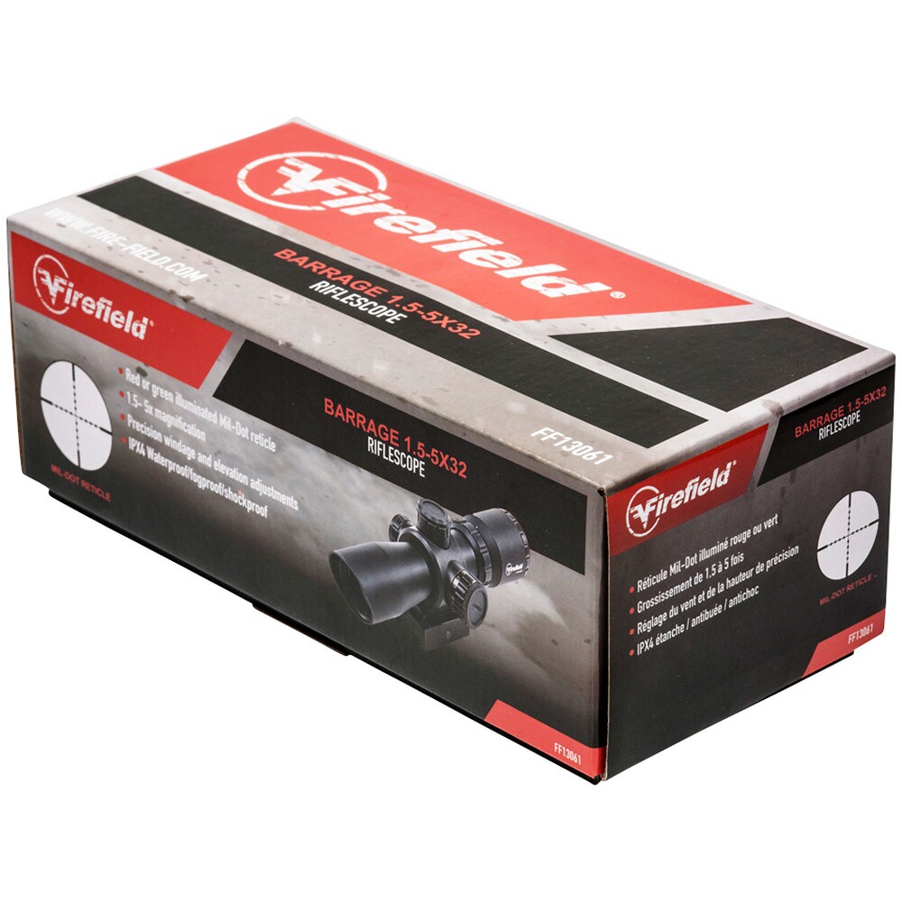 Lunette de visée Barrage 1,5-5x32, Firefield