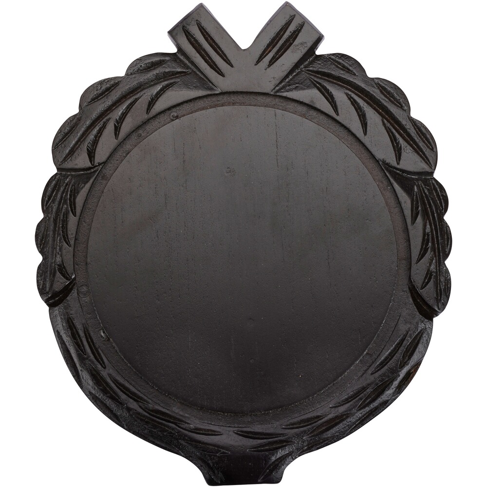Plaque de trophée ronde avec sculptures