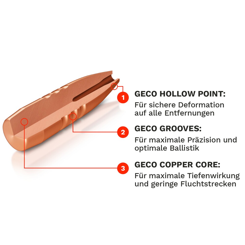 9,3x62 Star 16,2g/255grs., Geco