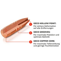 9,3x62 Star 16,2g/255grs., Geco