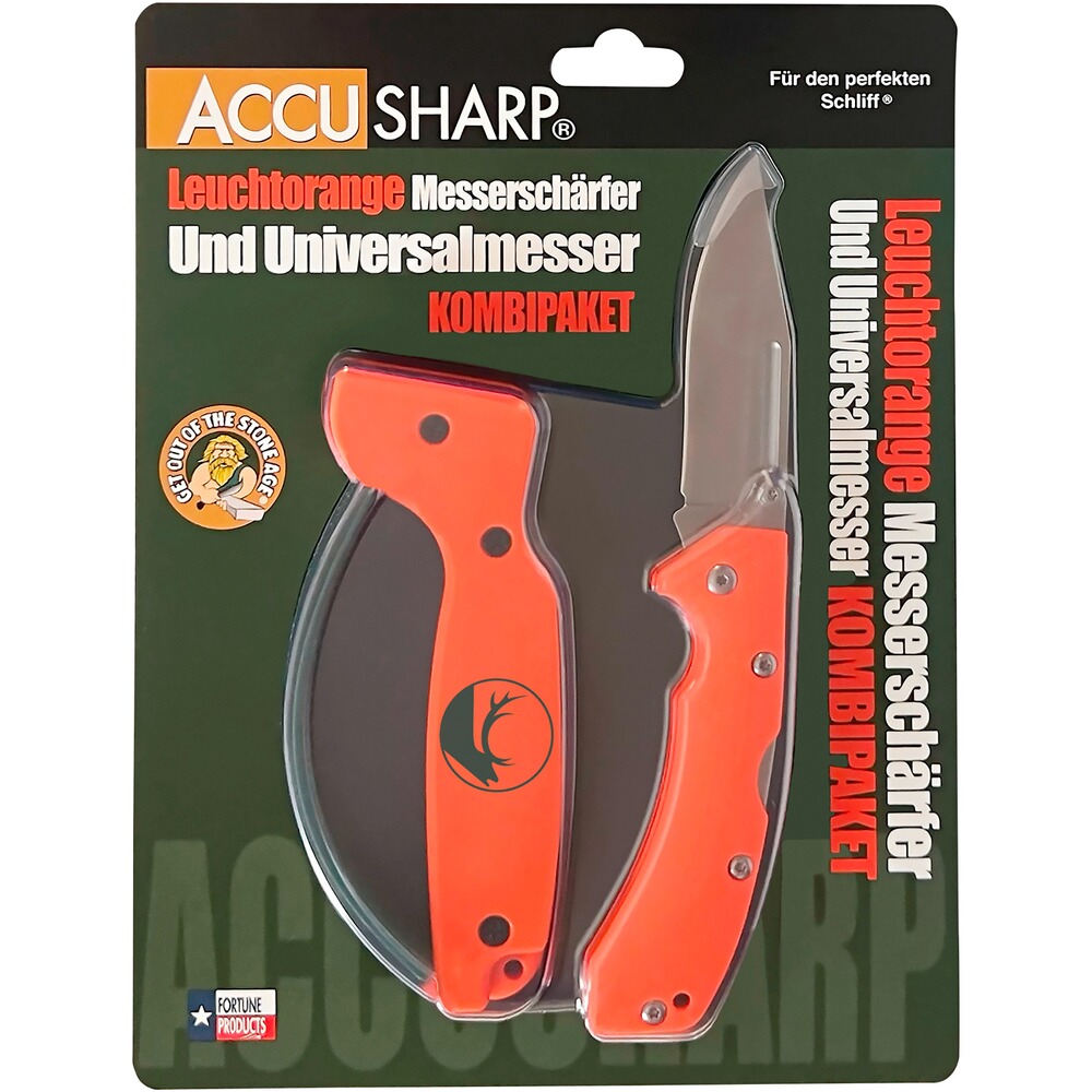 Aiguiseur et couteau universel, set, édition Frankonia, Accusharp