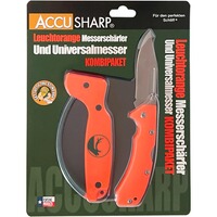 Aiguiseur et couteau universel, set, édition Frankonia, Accusharp