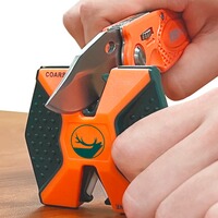 Aiguiseur SharpNEasy 2 Step + couteau de sport – Édition Frankonia, Accusharp