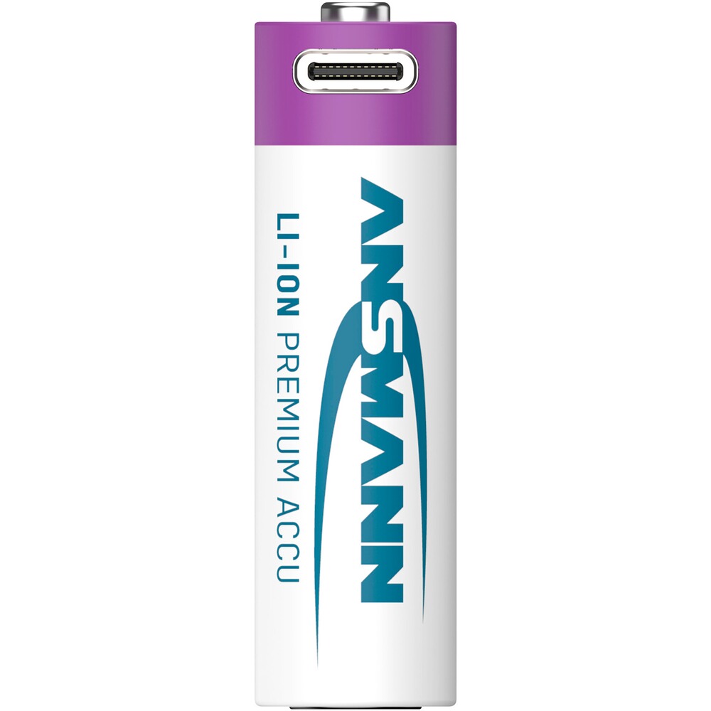 Piles rechargeables Li-Ion 1,5V AA type 2000 USB-C par 4