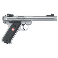 Pistolet Mark IV Target Inox 5,5" canon fileté, Ruger
