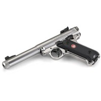 Pistolet Mark IV Target Inox 5,5" canon fileté, Ruger