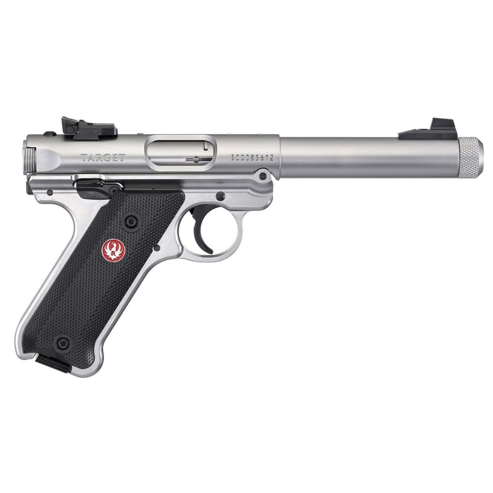 Pistolet Mark IV Target Inox 5,5" canon fileté