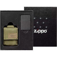 Set, briquet avec pochette, Zippo
