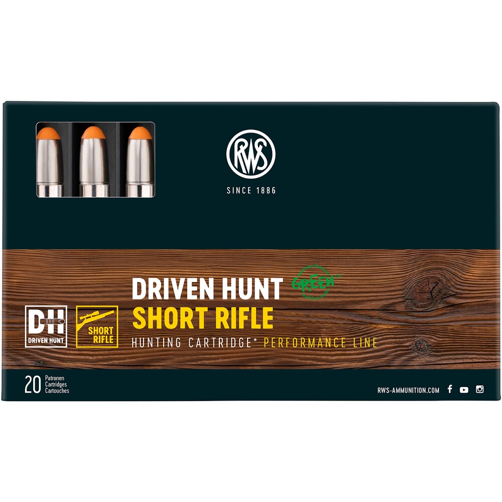 9,3x62 Driven Hunt Short Rifle 16,2g/250grs.